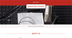 Desktop Screenshot of blackdotstudio.com